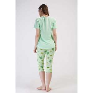 Ensemble court Suprem O Yakini pour femmes KADIN LYC avec Mancetti ovale KAPRI TAKIM Reglan KISA KOL ETEGI - Product Image 1