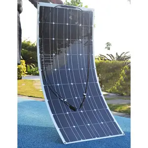 Usado painel solar dobrável para estação de energia portátil painéis solares flexíveis 100w 200w 300w thin film bandability portátil