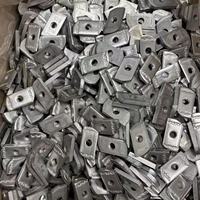 Mur Baut Saluran Baja Tahan Karat 304 A2-70 untuk Profil Ekstrusi Aluminium, Mur Pegas Tanpa Pegas