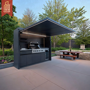 <span class=keywords><strong>Meuble</strong></span> <span class=keywords><strong>de</strong></span> barbecue extérieur avec évier et robinet, design modulaire, <span class=keywords><strong>pour</strong></span> patio, <span class=keywords><strong>terrasse</strong></span>, balcon, <span class=keywords><strong>rangement</strong></span> <span class=keywords><strong>de</strong></span> cuisine extérieure - Product Image 1
