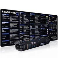 Tapis de bureau personnalisé imprimé pour raccourcis Windows, tapis de souris étendu, base en caoutchouc antidérapante, fourniture d'usine OEM, stock personnalisé pour le bureau