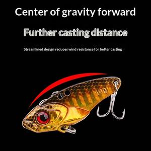 Señuelo VIB <span class=keywords><strong>de</strong></span> Aleación <span class=keywords><strong>de</strong></span> Zinc con Diseño <span class=keywords><strong>de</strong></span> Serpiente <span class=keywords><strong>Cascabel</strong></span> para Pesca en Agua Salada y Dulce, Láser <span class=keywords><strong>de</strong></span> Columna Completa, Biónico, Artificial, Duro, para Pesca en Lagos y Agua Profunda - Product Image 4