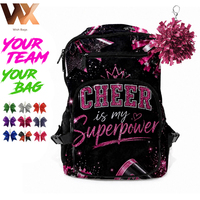 Tas Ransel Desain Bebas Kustom Grosir untuk Sekolah, Perjalanan, Tari, Cheer, Universitas, Sekolah, Anak Perempuan, Tari, Glitter, Cheer