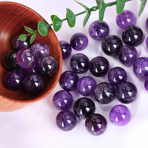 Artisanat en cristal naturel, pierre de cristal de guérison, sphère d'améthyste de haute qualité pour la décoration de la maison - Product Image 1