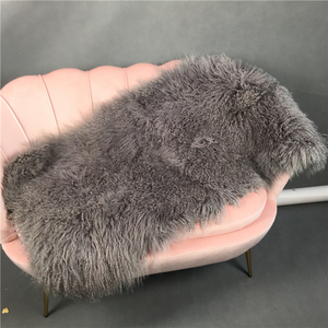 Vero piatto di pelliccia di montone mongolo tibetano - Product Image 1