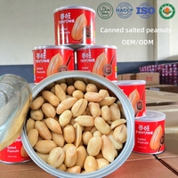 TRYONE Etiquetas Personalizadas Venta al por Mayor de Fábrica Precio Bajo Más Vendido Cacahuetes Salados Semiblandos Horneados en Latas o Bolsas