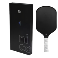 Boîte en carton noir magnétique personnalisée pour raquette de pickleball, emballage rigide de qualité supérieure avec impression de logo personnalisé