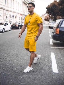 <span class=keywords><strong>Abbigliamento</strong></span> <span class=keywords><strong>estivo</strong></span> da <span class=keywords><strong>uomo</strong></span> europeo e americano Street camice a maniche corte da <span class=keywords><strong>uomo</strong></span> Shorts completi taglie forti Casual e sportivi - Product Image 5