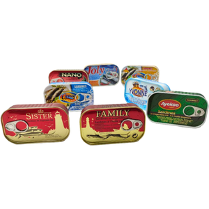 Sardines en conserve de qualité marocaine au prix d'usine, dans l'huile végétale ou à l'huile de tournesol, 125 g, poisson sain pour la nutrition - Product Image 2