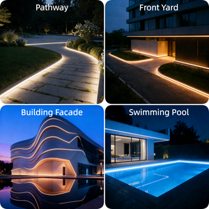 Tira de LED Neon Flex con Control por Aplicación WiFi y Bluetooth, CCT Ajustable, Resistente al Agua IP68, para Piscinas, Fachadas de Edificios, Vestíbulos de Hoteles - Product Image 6