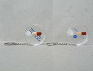 液体溶岩流タブレットフロート液水カプセルフローターオイルバブル液ピル浮き薬フローティングキーホルダー - Product Image 6