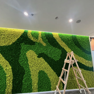 Milieuvriendelijk Geconserveerd Mos Wandpaneel | Groen Moskunst Decor Voor Binnenmuren | Natuurlijk Mospaneel Voor Huis-En Kantoordecoratie - Product Image 2