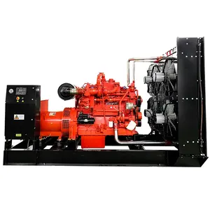 Generator daya Gas alami pabrik Cummins 50Hz 1100KW set generator gas