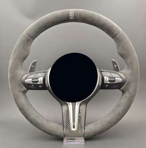 Volante con Detalles en Carbono y Alcántara para <span class=keywords><strong>BMW</strong></span> F01F07 F10 <span class=keywords><strong>F20</strong></span> F22 F30 F31 F32 F35 M5 F87 M3 F80 M4 F82 F90 X5 F15 F16 - Product Image 1