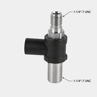 Adaptateur d'extracteur de poussière Tengrui en acier premium 1-1/4 femelle 1-1/4 mâle, accessoires pour outil de perçage manuel à noyau diamanté 180 mm