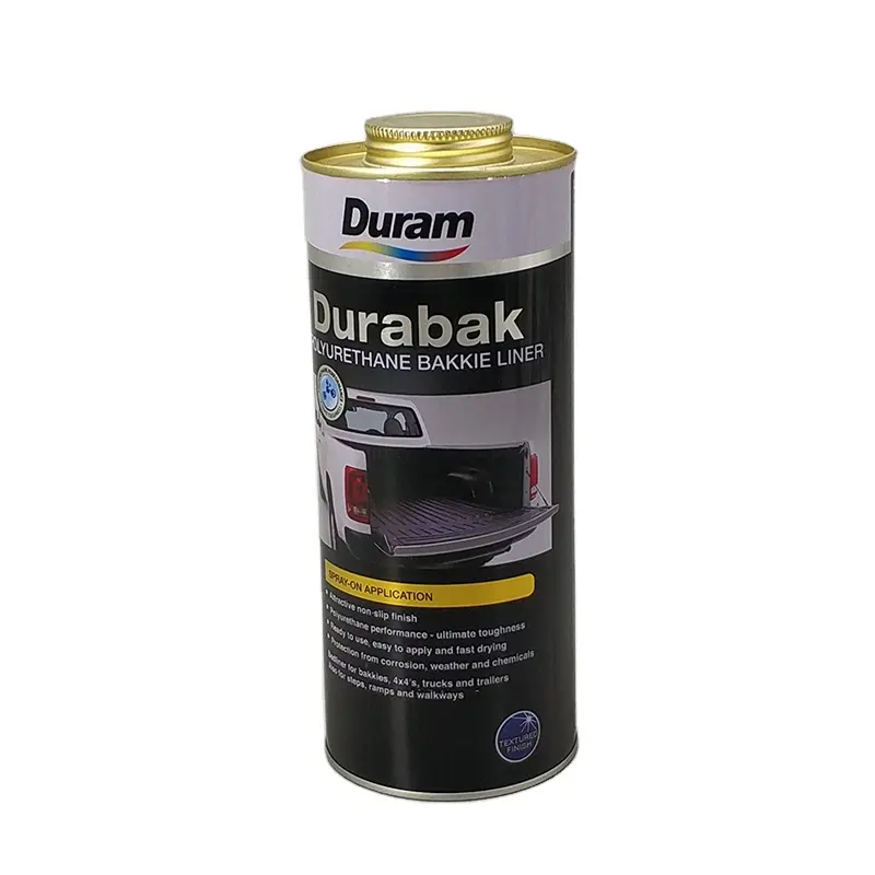 1L Tin Can Empty Round Metal Tin Can For Brake Fluid Tin Bottle