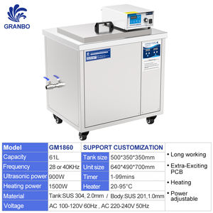 Granbo İmalat 900W 53L dijital endüstriyel ultrasonik dizel enjektör temizleme makinesi - Product Image 6