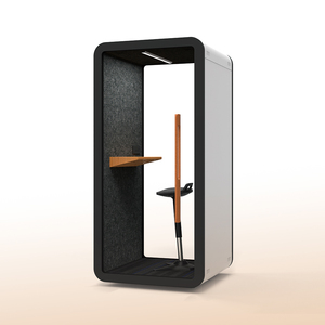 Cabina DE TRABAJO insonorizada prefabricada Sala insonorizada acústica Sala de reuniones con sonido extraíble - Product Image 4