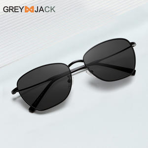 เกรย์แจ็คแว่นกันแดดโลหะสำหรับทุกเพศกรอบสีดำเลนส์ TAC ป้องกันรังสียูวี 400 ประเภท 3 ที่บังแดด G040 - Product Image 3