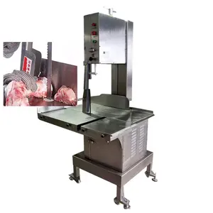 Máquina de cortar osso de açougueiro, chão, serra de corte de carne, porco, peixe, máquina JG-500
