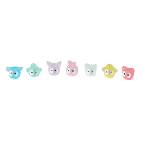 Adornos Luminosos de Animales Mini Lanshuo, Decoraciones de Halloween para Niños, Juguetes de Plástico con Forma de Bola de Carbón de Dibujos Animados - Product Image 5