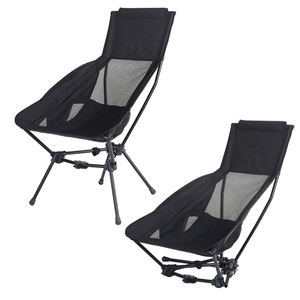 Chaises de camping portables d'extérieur de qualité supérieure pour fabricants, chaises de randonnée ultralégères en aluminium à ouverture rapide, chaises de jardin - Product Image 1