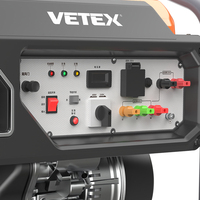 VETEX Großhandel 10kW 4-Takt Horizontaler Leiser Benzingenerator mit Offenem Rahmen und Autostart 50Hz 230V Nennspannung für Notfälle