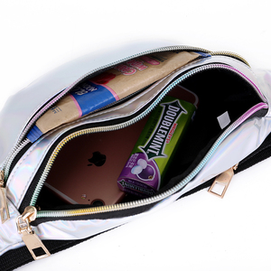 En gros personnalisé Rose Argent mode dames <span class=keywords><strong>sac</strong></span> <span class=keywords><strong>banane</strong></span> femmes taille <span class=keywords><strong>sac</strong></span> - Product Image 6