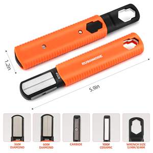 Aiguiseur de ciseaux de <span class=keywords><strong>jardin</strong></span> portable, aiguiseur double usage pour couteaux et ciseaux d'extérieur, grattoir de <span class=keywords><strong>jardin</strong></span>, aiguiseur de couteau rapide - Product Image 6