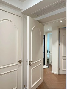 <span class=keywords><strong>Porte</strong></span> d'entrée intérieure en bois massif de style français moderne et luxueux, à ouverture latérale, pour salon et salle à manger, prix d'usine - Product Image 3