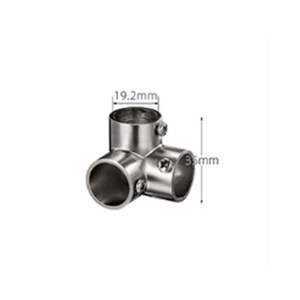 Raccord en T à angle droit en alliage ou acier inoxydable moulé sous pression pour main courante - Product Image 6