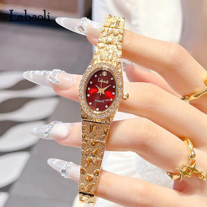 Diamond-set women's quartz watch full diamond style simple and luxurious <b>waterproof</b> <b>wristwatch</b> - Product Image 3