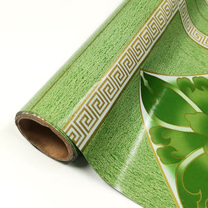 Tapis en vinyle Lamin Rouleau de linoléum en PVC Tapis de support en feutre à carreaux <span class=keywords><strong>noir</strong></span> <span class=keywords><strong>et</strong></span> <span class=keywords><strong>blanc</strong></span> avec mousse stratifiée à 2 couches - Product Image 4