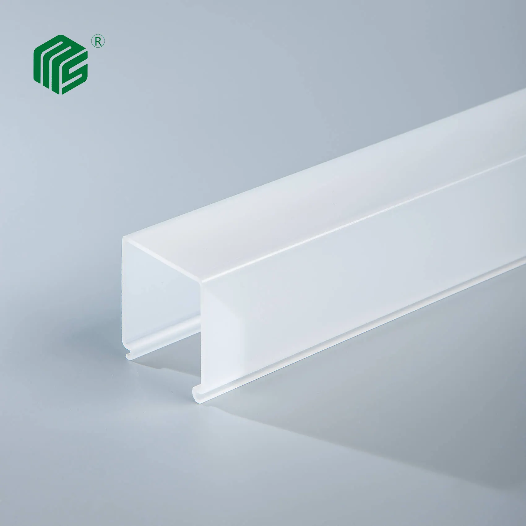 Extruded opal white diffused frosted pc profiles for linear LED lighting used