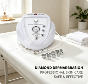 Máquina de exfoliación facial con punta de diamante, máquina de dermoabrasión con punta de diamante, dispositivo de limpieza de poros exfoliante con dermoabrasión al vacío. - Product Image 1
