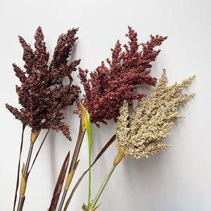 Vente <span class=keywords><strong>en</strong></span> gros blanc beige brun Astilbe fleur <span class=keywords><strong>herbe</strong></span> de pampa vintage romantique grande <span class=keywords><strong>herbe</strong></span> de pampa artificielle pour la décoration de mariage - Product Image 2