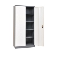 Classeur de bureau en métal en acier avec serrure bonne qualité OEM armoire de rangement de fichiers de grande capacité étagère réglable 5 couches
