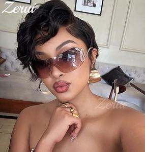 लक्जरी <span class=keywords><strong>Rimless</strong></span> गुंडा धूप का चश्मा आंख मारना 2023 नई महिलाओं पुरुषों Y2k ब्रांड डिजाइनर सूर्य चश्मा महिला 2000's खेल नाग Eyewear UV400 - Product Image 1