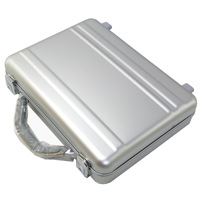 Boîtes portables en métal dur, mallettes pour documents, sacoches de transport de designer, valises classiques en alliage d'aluminium, personnalisables