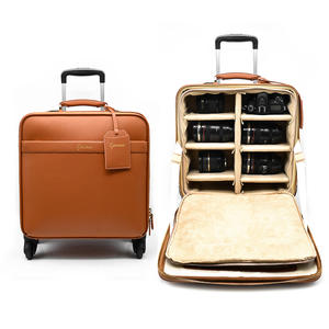 Ударопрочный кожаный чехол для камеры из микрофибры - Product Image 1