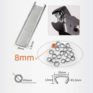 Offre Spéciale pince à anneau de porc clôture en treillis métallique installation de cage d'animal de poulet étau pince d'arrimage avec anneau en C - Product Image 5