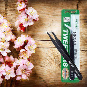 Pince à épiler pour extensions de cils VETUS Esd15 - Meilleur outil professionnel de Chine - Product Image 2