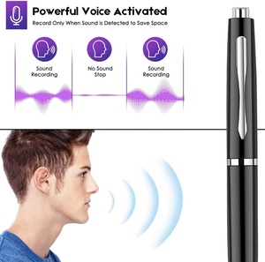 Stylo d'enregistrement de musique <span class=keywords><strong>MP3</strong></span> de haute qualité stylo <span class=keywords><strong>enregistreur</strong></span> à activation vocale Portable 32GB pour les conférences - Product Image 4