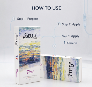 BELLA <span class=keywords><strong>Acide</strong></span> <span class=keywords><strong>Hyaluronique</strong></span> Réticulé – Remplisseur Dermique Profond 1ml – Raffermissant, Éclaircissant, Rajeunissant – <span class=keywords><strong>Injection</strong></span> pour Lifting Facial - Product Image 1