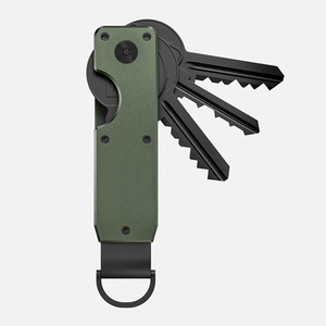 Nieuwe Populaire Groothandel Smart Minimalistische Aluminium Sleutelhouder Compact Organizer Metalen Sleutelhanger Houder Relatiegeschenk Voor Mannen