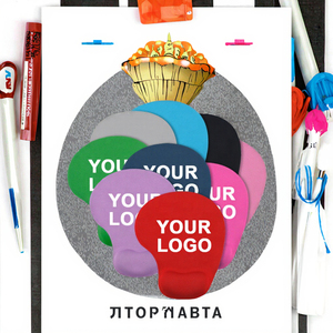 Màu Rắn Trọng Lượng Nhẹ Chuột <span class=keywords><strong>Pad</strong></span> Với Phần Còn lại Cổ Tay Non-Slip Thoải Mái Mousepad Cho Máy Tính Để Bàn Gamer Làm bằng Cao Su - Product Image 3