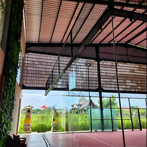 QJIN Voll-Panorama-Padel-Court für <span class=keywords><strong>TV</strong></span>-Übertragungsevents |   Säulenloser 360-Grad-Sichtwinkel Professioneller Padel-Tennisplatz-Hersteller - Product Image 3