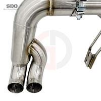 Échappement arrière haute performance en acier inoxydable SDO pour Audi R8 V8 4.2L 2007-2015, silencieux avec commande de soupape à vide