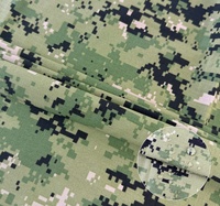 Tissu camouflage tissé NYCO 50/50 Rip-Stop en nylon et coton imprimé, imperméable avec traitement IRR, pour vêtements décontractés, robes, costumes, sacs