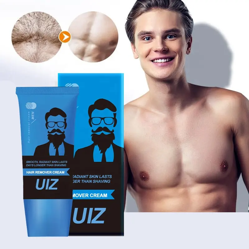 OEM Natural Men Mild Fast Effective Hair Removal Lotion Cream Whole Body Permanent Painless Men Hair Epilation Cream